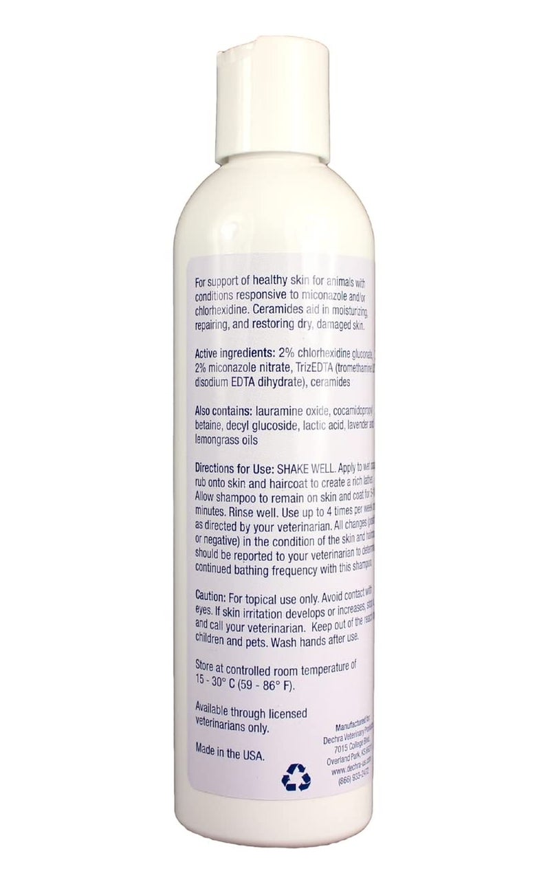Dechra MiconaHex + Triz Shampoo for Dogs, Cats & Horses (8oz) - Image 2